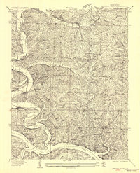 Lakeview Heights 1936 topographic map thumbnail