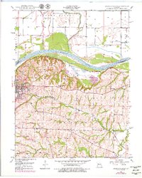 Lexington East 1949 topographic map thumbnail