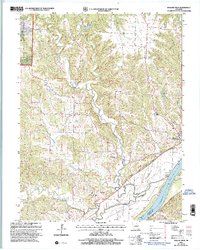 Mokane East 2000 topographic map thumbnail