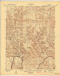 Monegaw Springs 1940 topographic map thumbnail