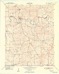 Oak Ridge 1948 topographic map thumbnail