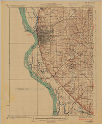 Quincy 1925 topographic map thumbnail