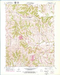 Rayville 1957 topographic map preview