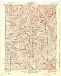 Redbird 1938 topographic map thumbnail