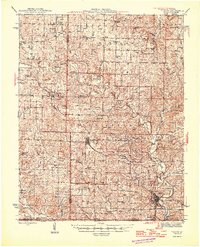 Thayer 1946 topographic map preview