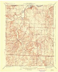 Tiffin 1941 topographic map thumbnail