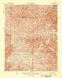 Van Buren 1946 topographic map thumbnail