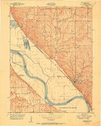 Weston 1951 topographic map thumbnail