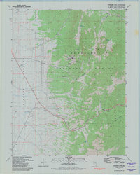 Connors Pass 1981 topographic map thumbnail