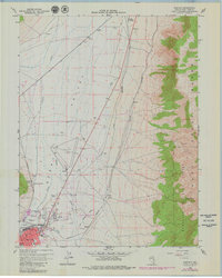 East Ely 1958 topographic map preview