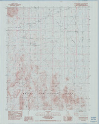 Groom Range SE 1983 topographic map thumbnail