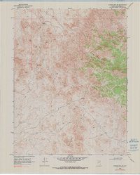 Quartz Mtn. NW 1969 topographic map thumbnail