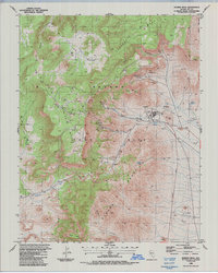 Rainier Mesa 1986 topographic map thumbnail