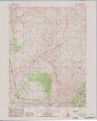 Ravens Nest 1985 topographic map thumbnail