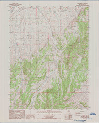 Red Spring 1985 topographic map preview