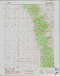 Reveille Peak NW topographic map thumbnail