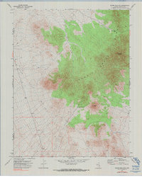 Silver King Mtn. 1971 topographic map thumbnail