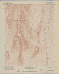 Topopah Spring SW 1961 topographic map thumbnail