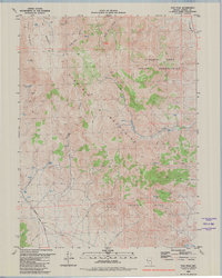 Tule Peak 1980 topographic map thumbnail
