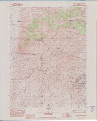 Woody Canyon 1982 topographic map preview