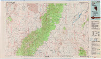 Quinn Canyon Range topographic map thumbnail