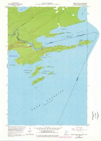 Pigeon Point 1959 topographic map thumbnail