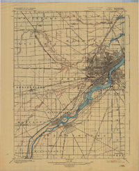 Toledo 1900 topographic map thumbnail