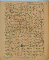 Wauseon 1913 topographic map thumbnail