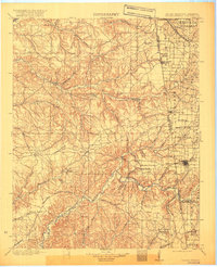 Siloam Springs topographic map thumbnail