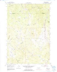 Berne 1954 topographic map thumbnail