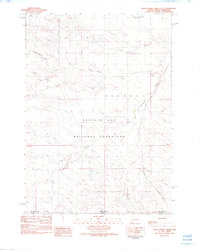 Black Banks Creek East 1982 topographic map thumbnail