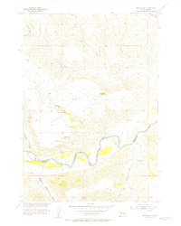 Bridger SE 1955 topographic map preview