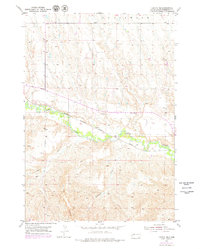 Caputa NE 1953 topographic map thumbnail
