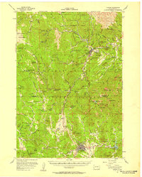 Custer 1956 topographic map thumbnail