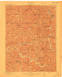 Antrim 1911 topographic map preview