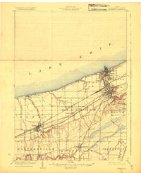 Ashtabula 1905 topographic map thumbnail