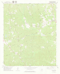 Gin Creek 1978 topographic map thumbnail