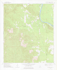 Lower Peach Tree 1973 topographic map thumbnail
