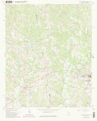 Bowdon West 1966 topographic map thumbnail
