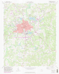 Carrollton 1973 topographic map thumbnail