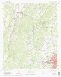 Cedartown West 1967 topographic map thumbnail