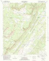 Dougherty Gap 1983 topographic map thumbnail