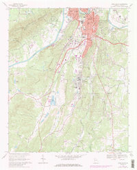 Rome South 1968 topographic map thumbnail