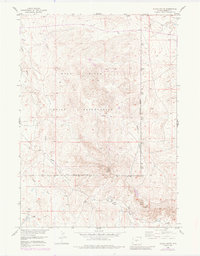 Alkali Butte 1958 topographic map thumbnail