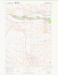 Argo Butte 1951 topographic map thumbnail
