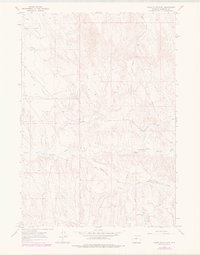 Banjo Flats East 1966 topographic map thumbnail