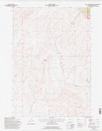 Bear Creek Ranch 1993 topographic map thumbnail