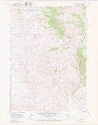 Crow Mountain 1967 topographic map thumbnail