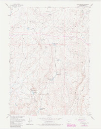 Double Butte 1957 topographic map thumbnail