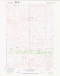 Gates Butte 1952 topographic map thumbnail
